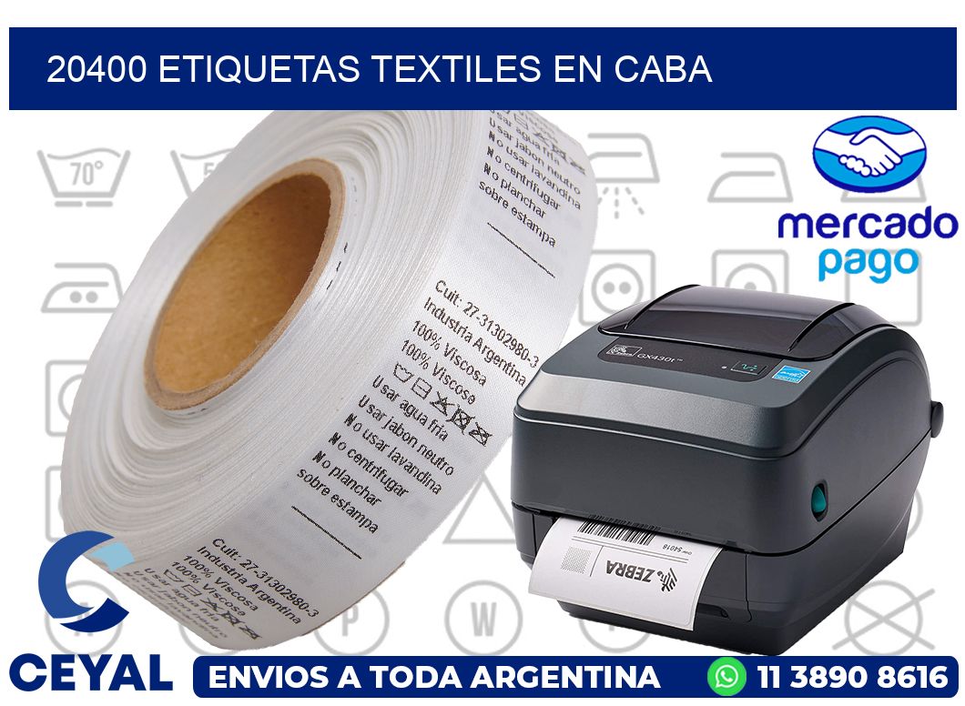 20400 ETIQUETAS TEXTILES EN CABA