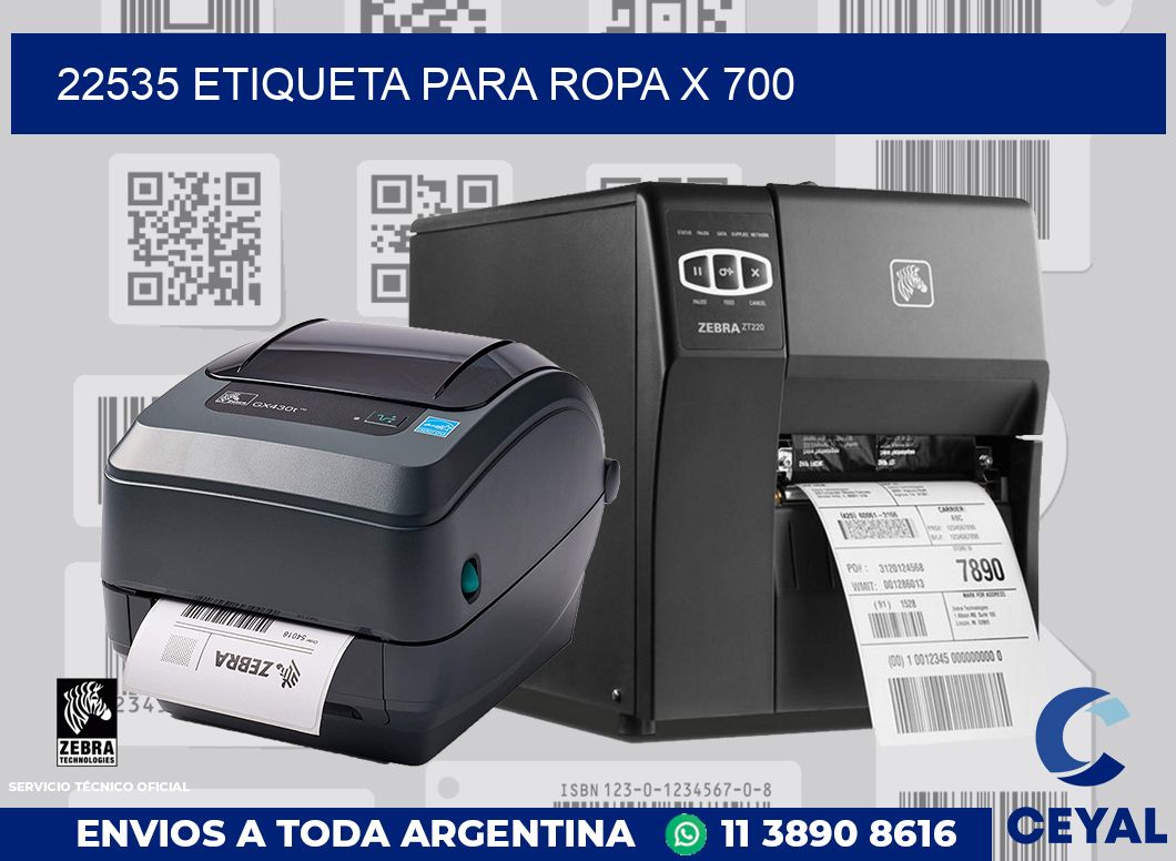 22535 ETIQUETA PARA ROPA X 700