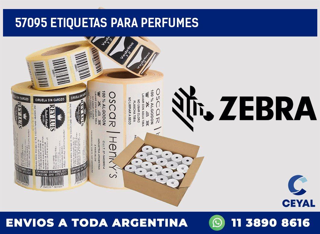 57095 ETIQUETAS PARA PERFUMES