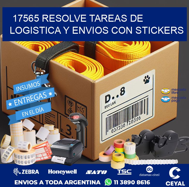 17565 RESOLVE TAREAS DE LOGISTICA Y ENVIOS CON STICKERS