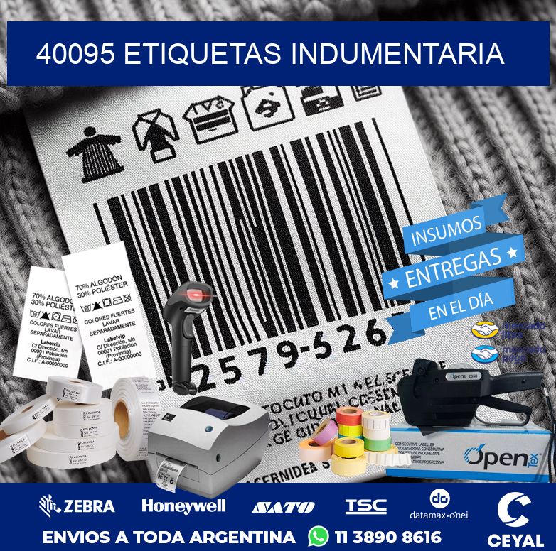 40095 ETIQUETAS INDUMENTARIA
