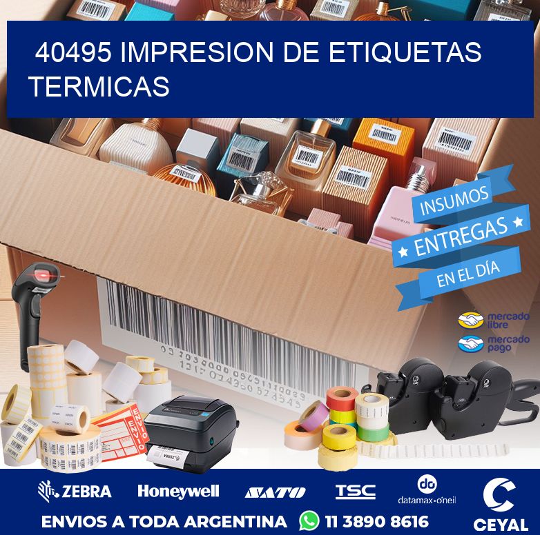 40495 IMPRESION DE ETIQUETAS TERMICAS