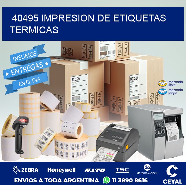 40495 IMPRESION DE ETIQUETAS TERMICAS