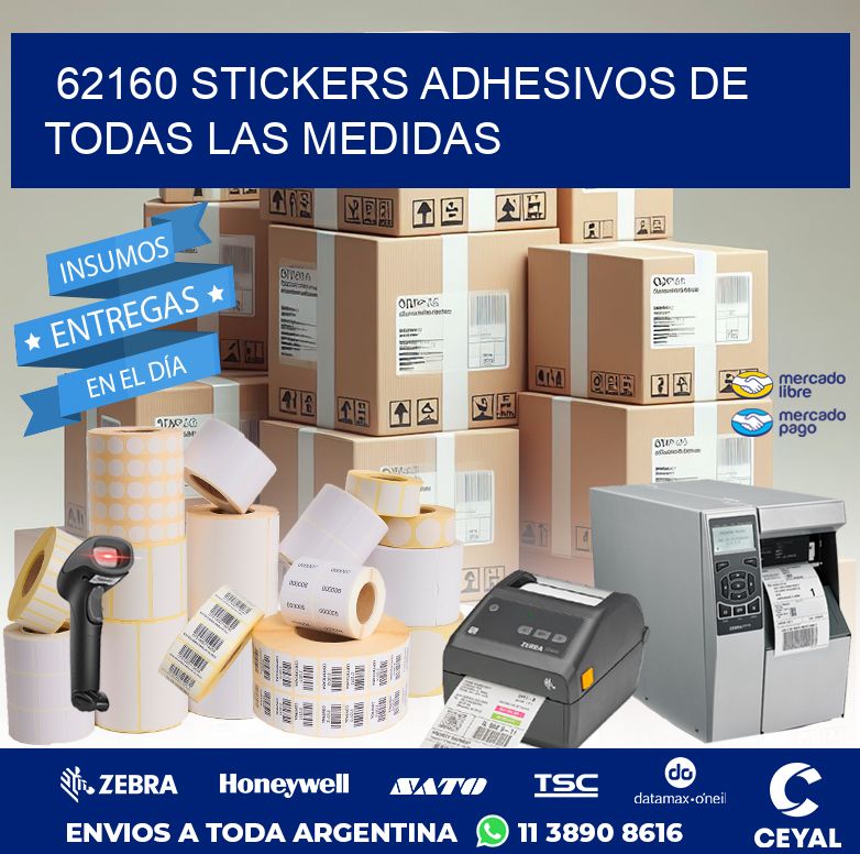 62160 STICKERS ADHESIVOS DE TODAS LAS MEDIDAS