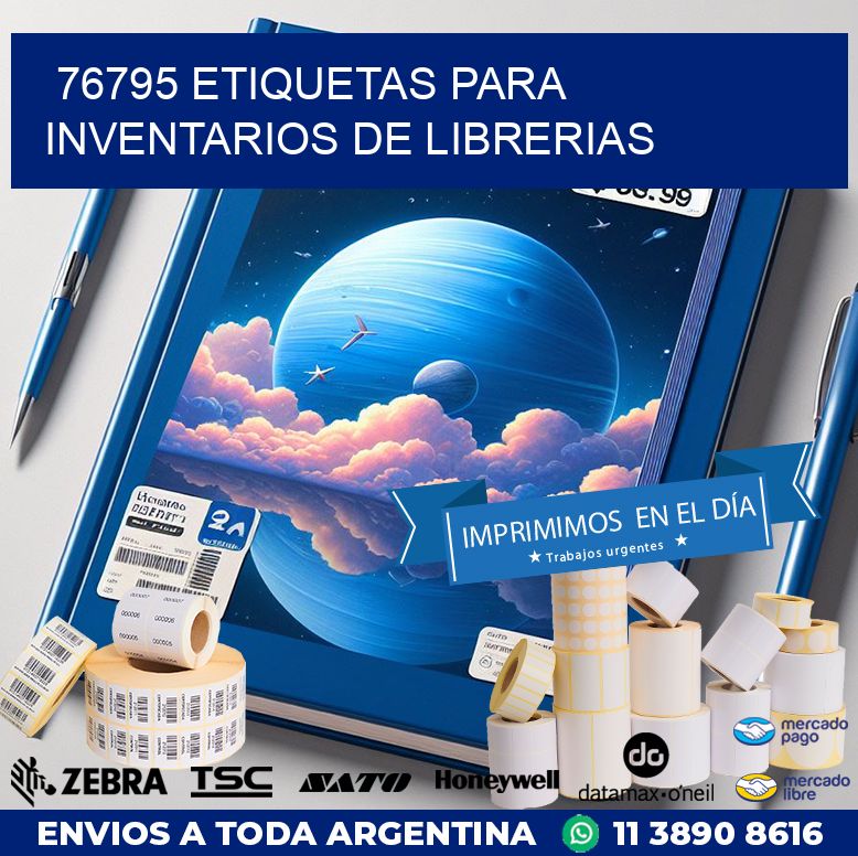 76795 ETIQUETAS PARA INVENTARIOS DE LIBRERIAS