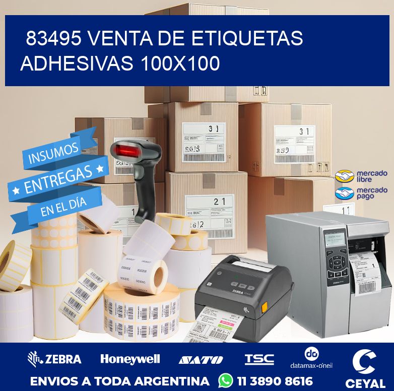 83495 VENTA DE ETIQUETAS ADHESIVAS 100X100