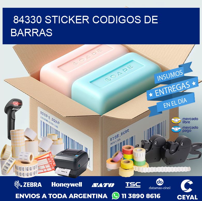 84330 STICKER CODIGOS DE BARRAS
