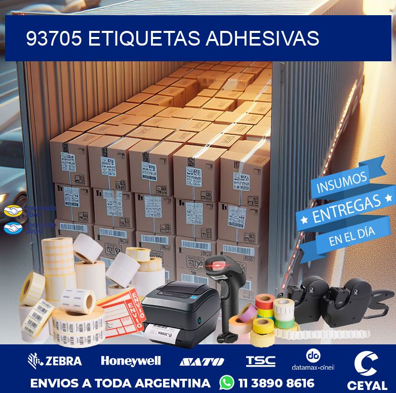 93705 ETIQUETAS ADHESIVAS