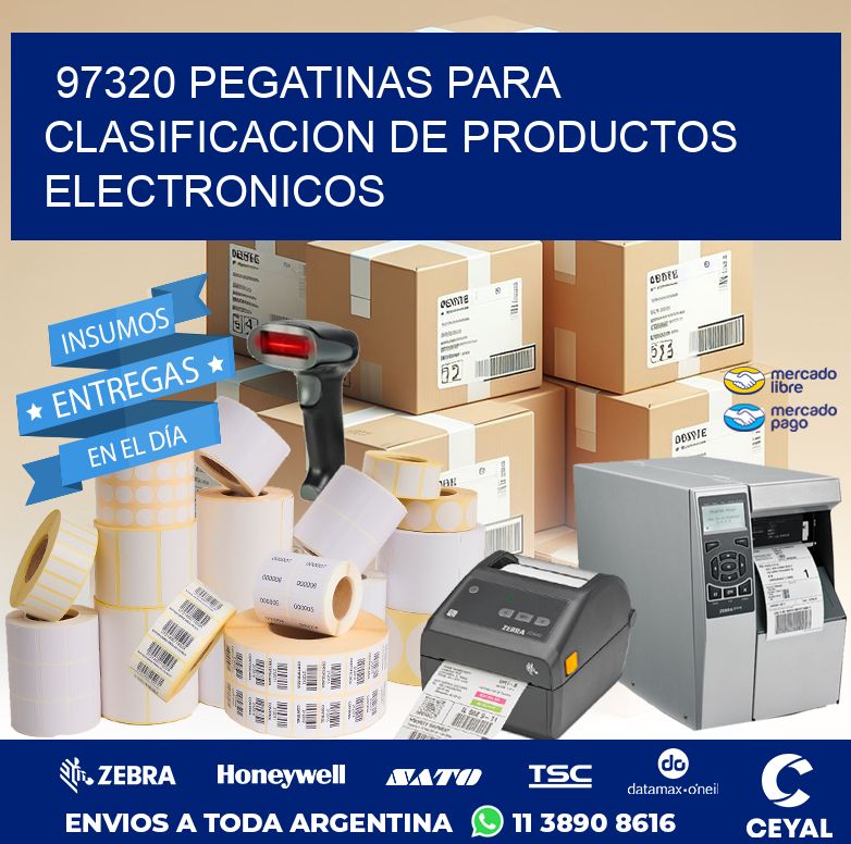 97320 PEGATINAS PARA CLASIFICACION DE PRODUCTOS ELECTRONICOS