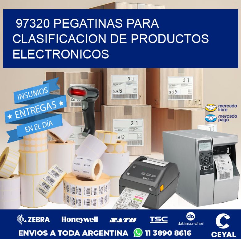97320 PEGATINAS PARA CLASIFICACION DE PRODUCTOS ELECTRONICOS