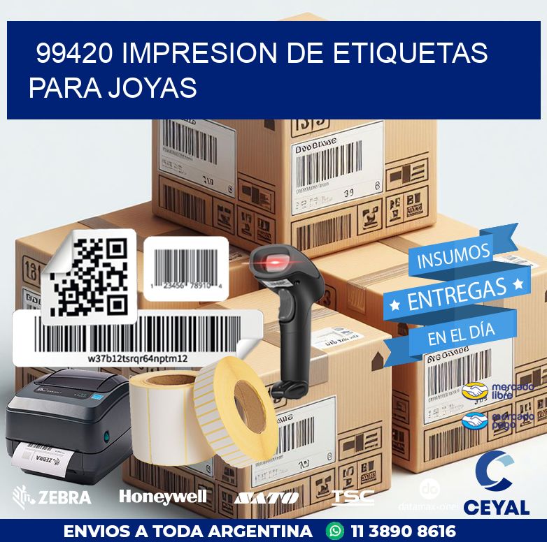99420 IMPRESION DE ETIQUETAS PARA JOYAS