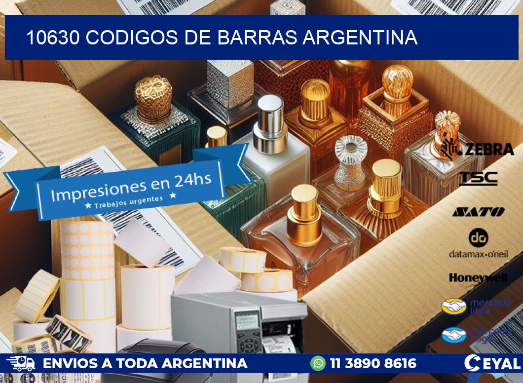 10630 CODIGOS DE BARRAS ARGENTINA