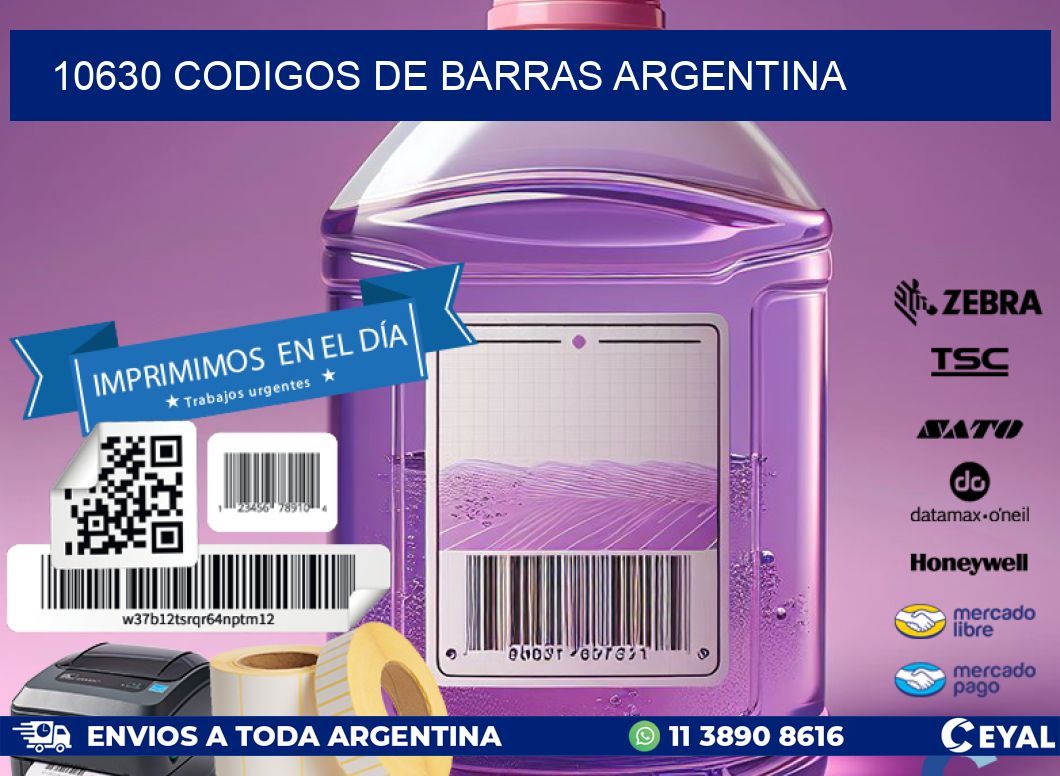 10630 CODIGOS DE BARRAS ARGENTINA