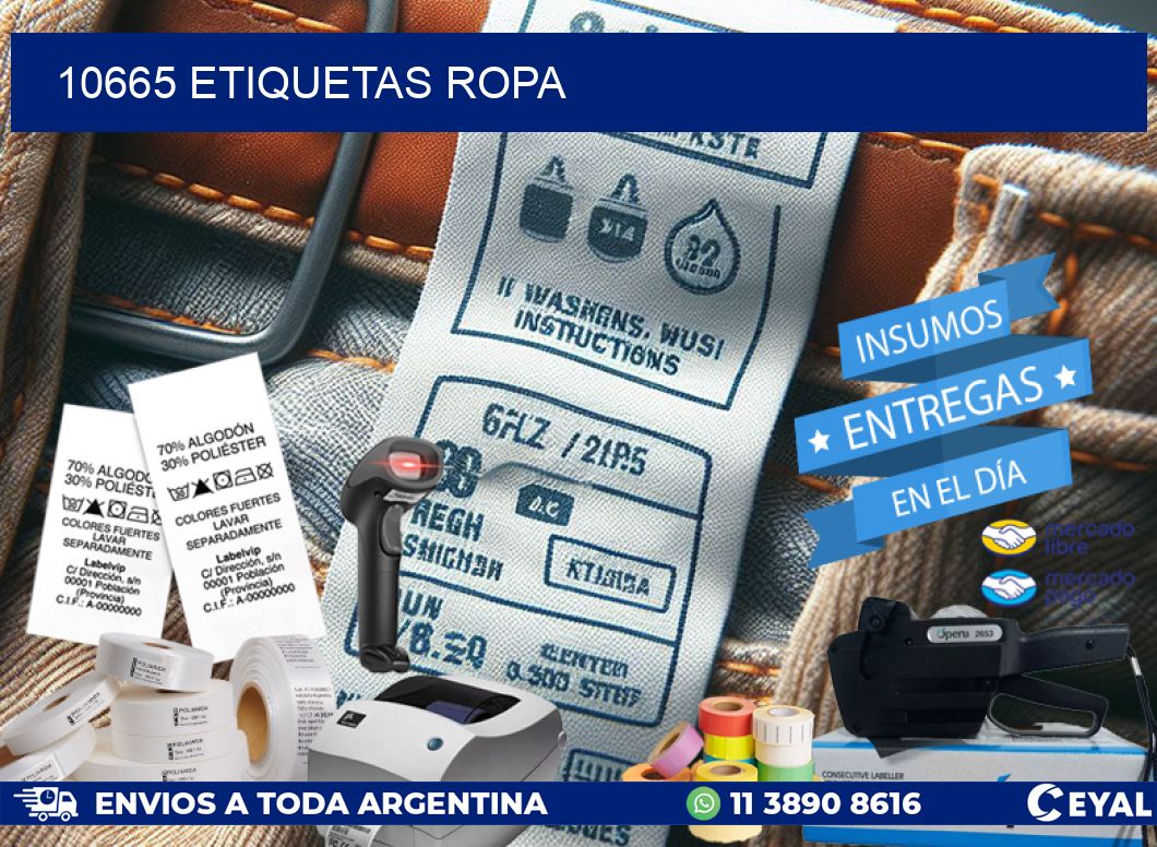 10665 ETIQUETAS ROPA