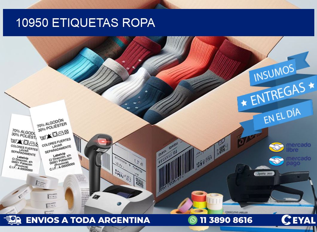 10950 ETIQUETAS ROPA