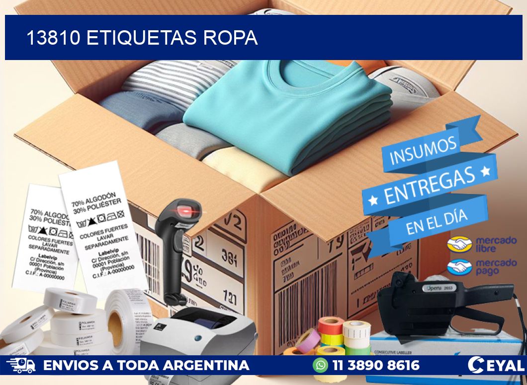 13810 ETIQUETAS ROPA