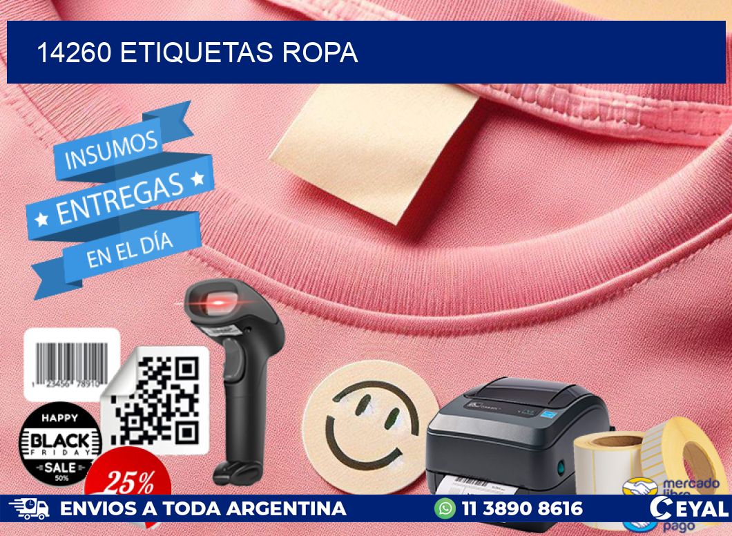 14260 ETIQUETAS ROPA