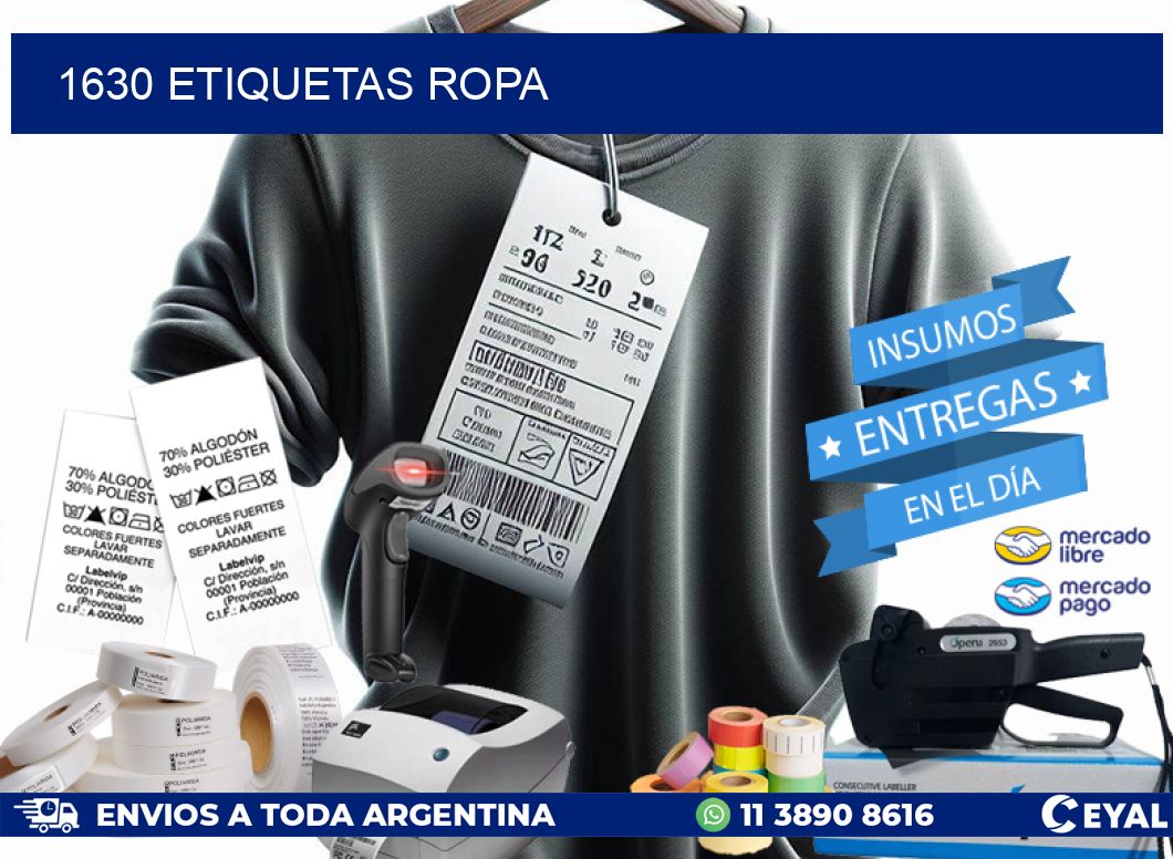 1630 ETIQUETAS ROPA