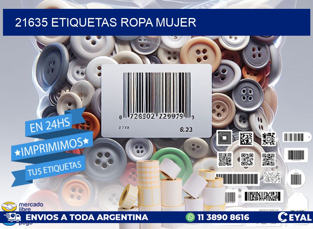 21635 ETIQUETAS ROPA MUJER