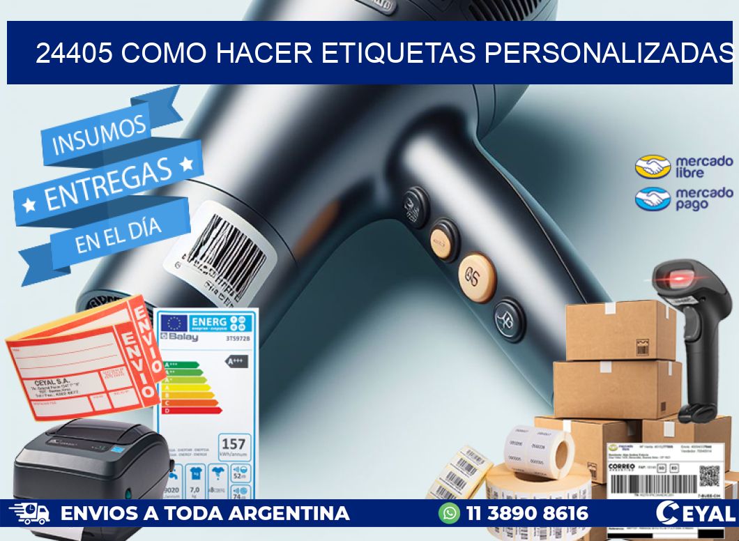 24405 como hacer etiquetas personalizadas