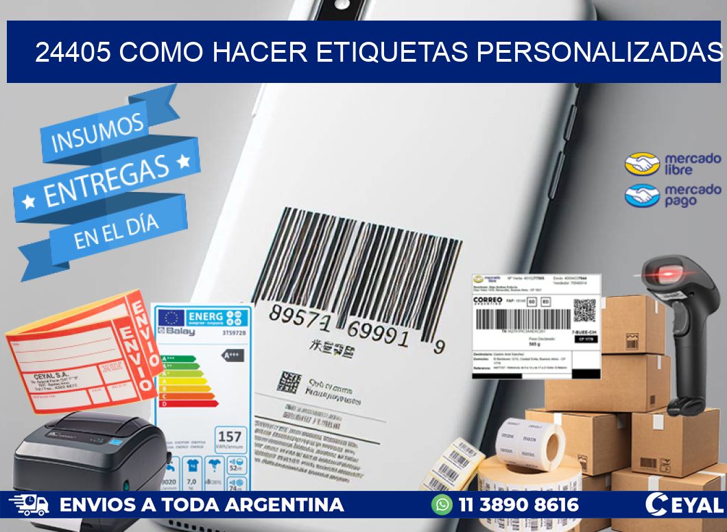 24405 como hacer etiquetas personalizadas