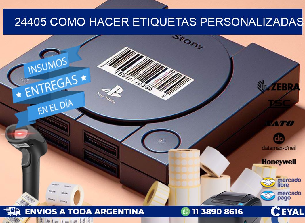 24405 como hacer etiquetas personalizadas