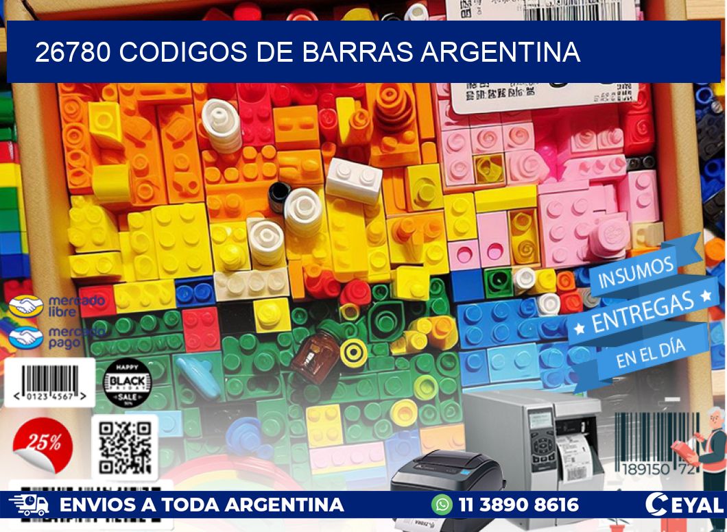 26780 CODIGOS DE BARRAS ARGENTINA