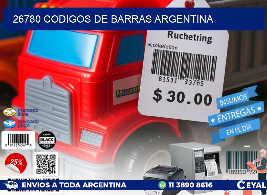 26780 CODIGOS DE BARRAS ARGENTINA