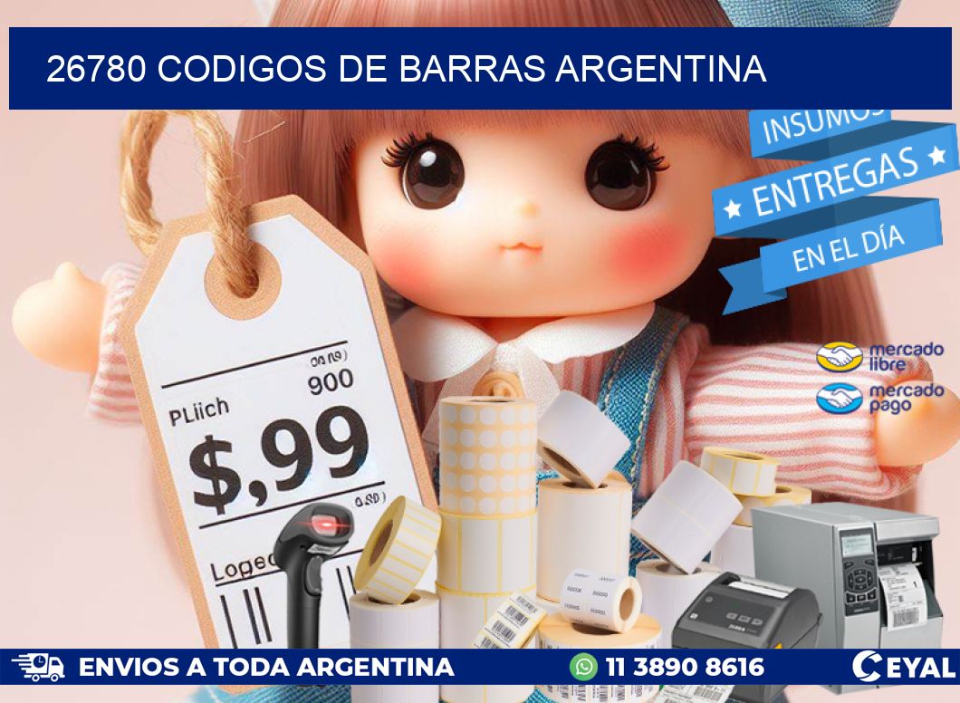 26780 CODIGOS DE BARRAS ARGENTINA