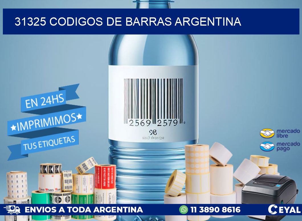 31325 CODIGOS DE BARRAS ARGENTINA