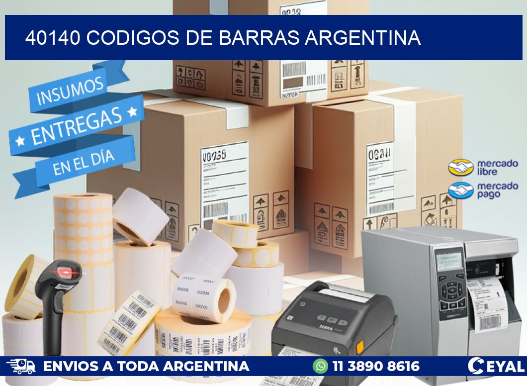 40140 CODIGOS DE BARRAS ARGENTINA