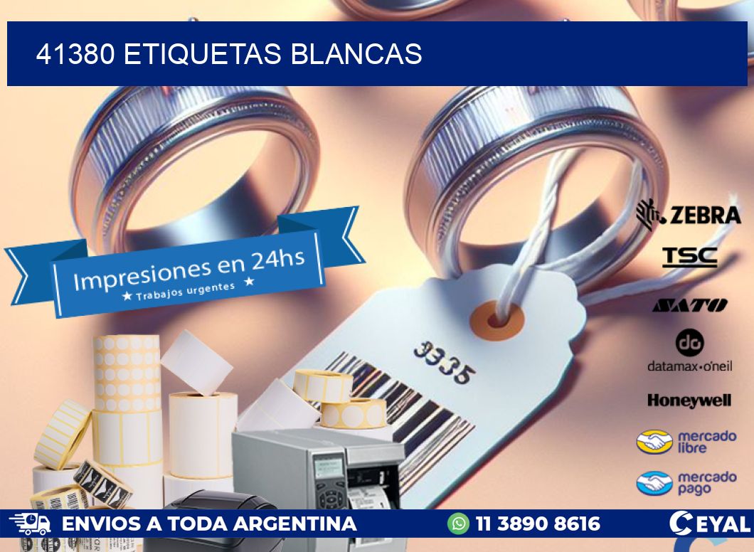 41380 ETIQUETAS BLANCAS