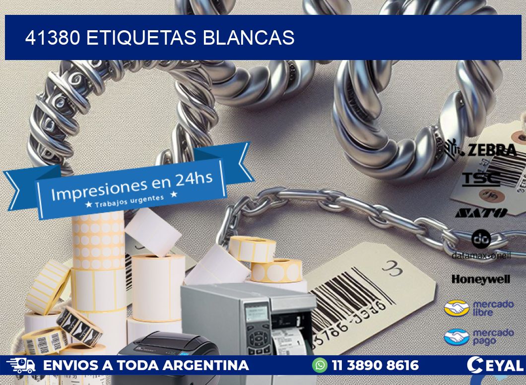 41380 ETIQUETAS BLANCAS