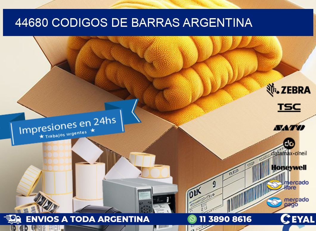 44680 CODIGOS DE BARRAS ARGENTINA