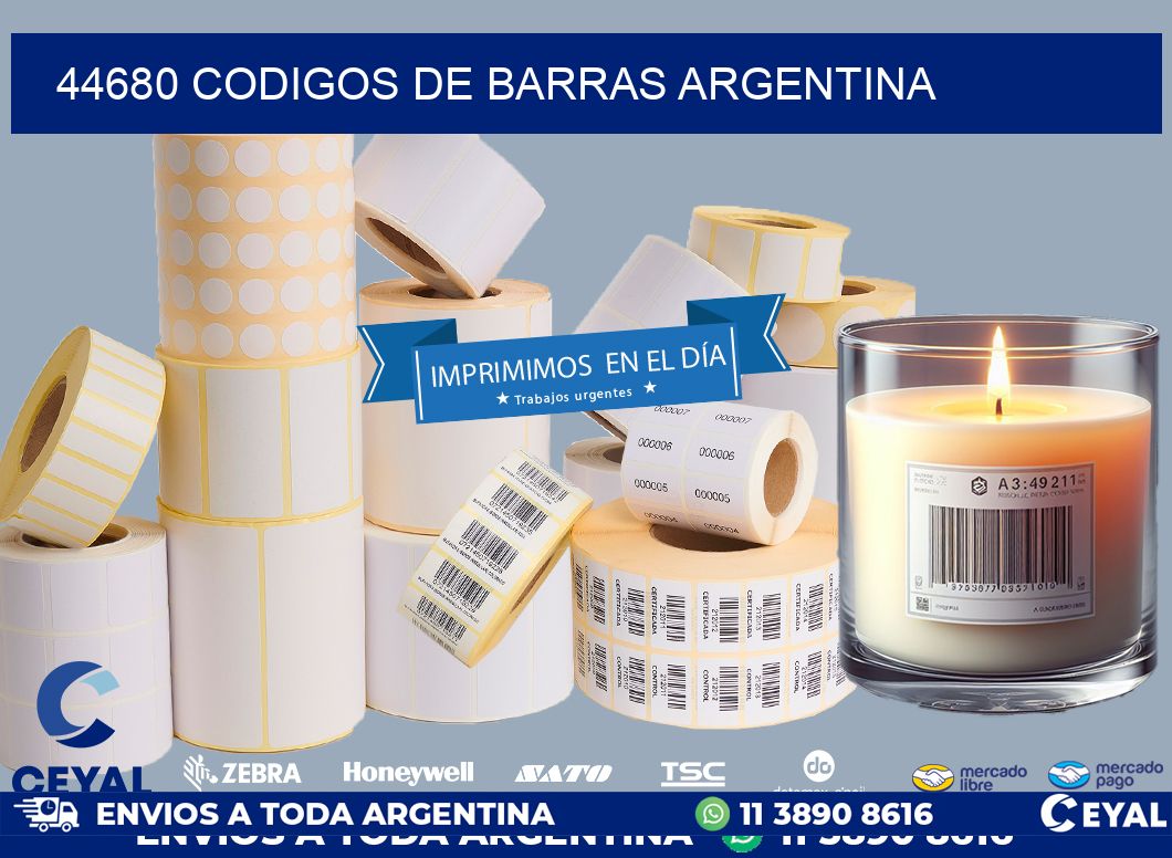 44680 CODIGOS DE BARRAS ARGENTINA