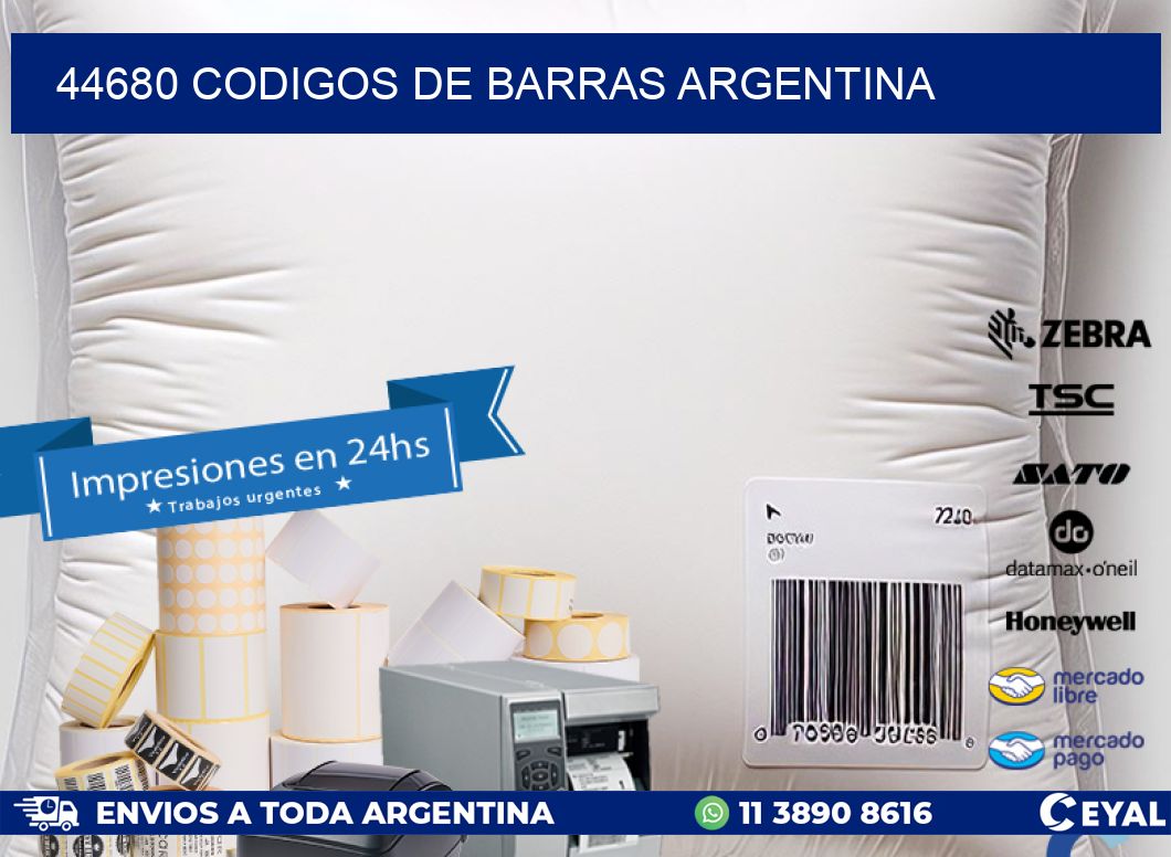 44680 CODIGOS DE BARRAS ARGENTINA