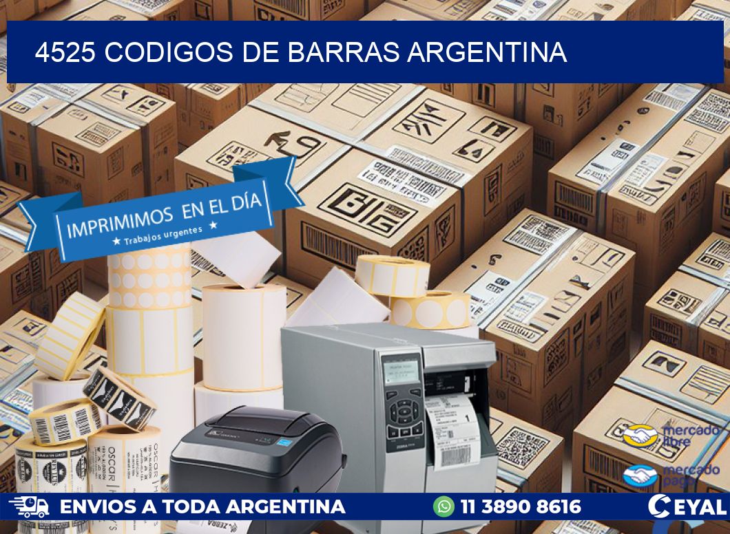 4525 CODIGOS DE BARRAS ARGENTINA