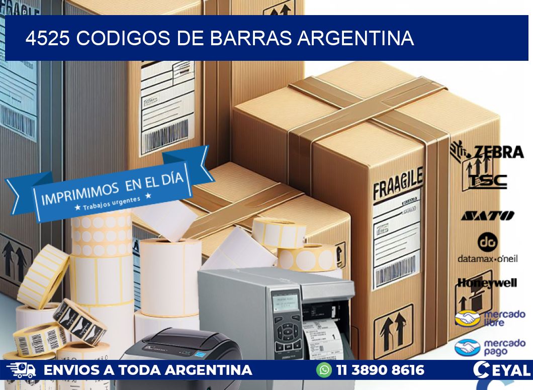 4525 CODIGOS DE BARRAS ARGENTINA