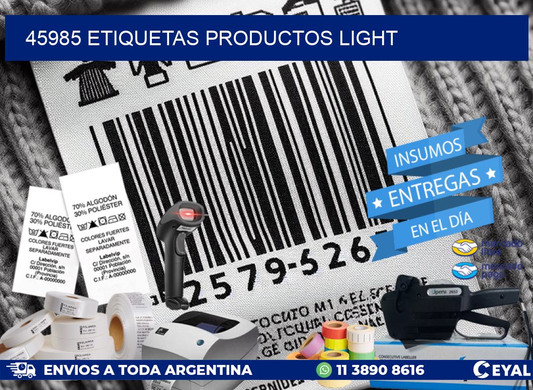 45985 Etiquetas productos light