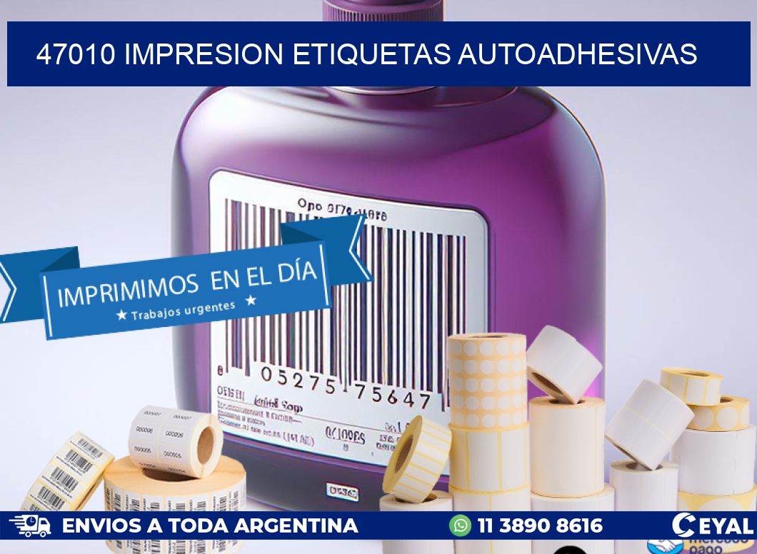 47010 impresion etiquetas autoadhesivas