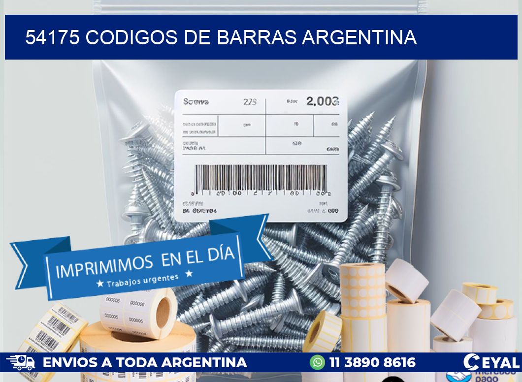 54175 CODIGOS DE BARRAS ARGENTINA