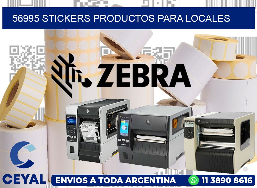 56995 STICKERS PRODUCTOS PARA LOCALES