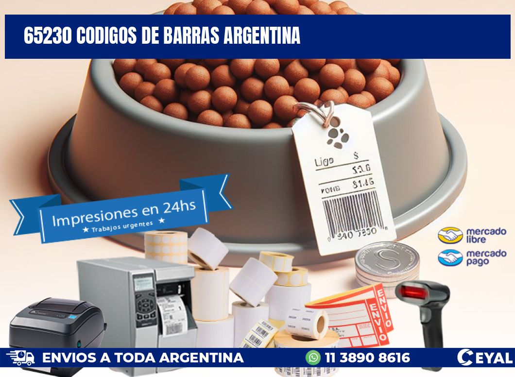 65230 CODIGOS DE BARRAS ARGENTINA