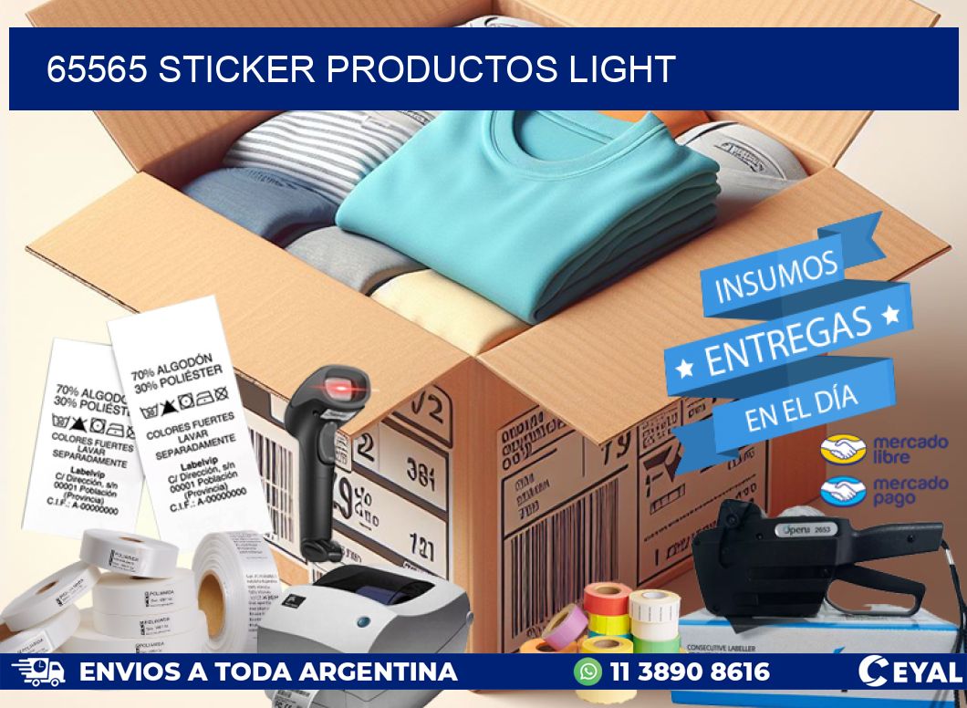 65565 STICKER PRODUCTOS LIGHT