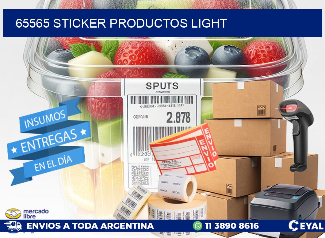 65565 STICKER PRODUCTOS LIGHT