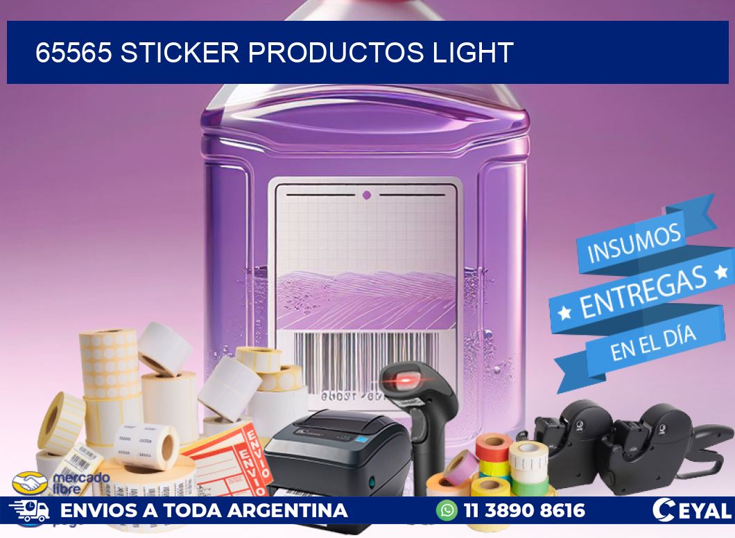 65565 STICKER PRODUCTOS LIGHT