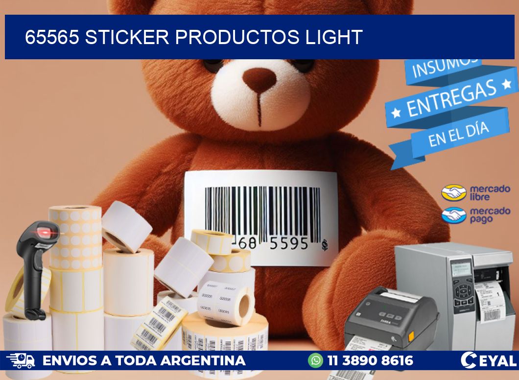 65565 STICKER PRODUCTOS LIGHT