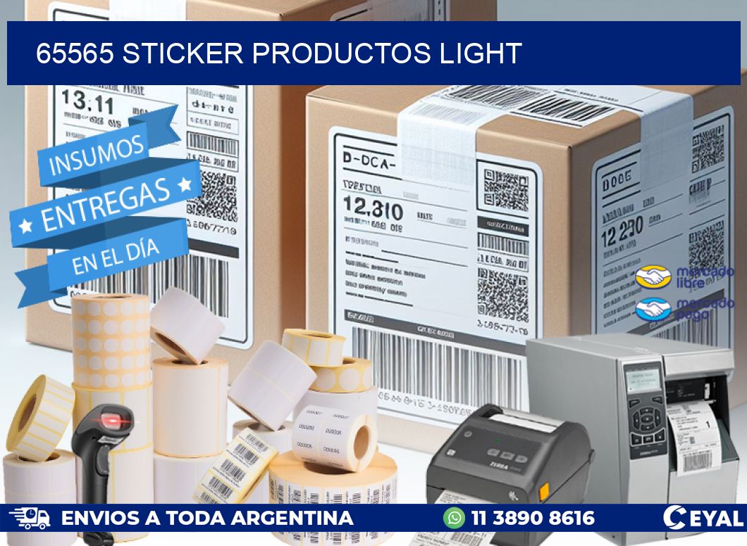 65565 STICKER PRODUCTOS LIGHT