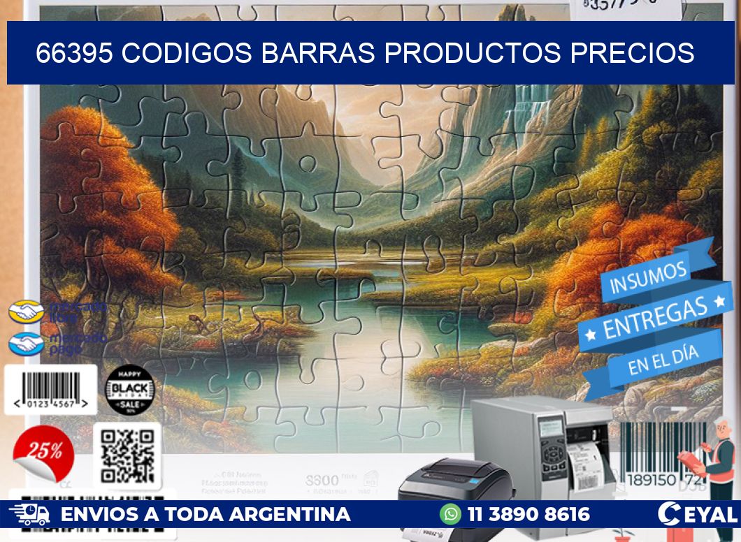66395 CODIGOS BARRAS PRODUCTOS PRECIOS
