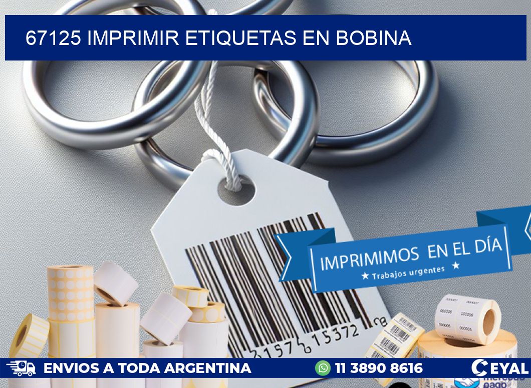 67125 imprimir etiquetas en bobina